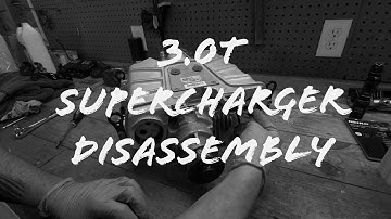 This is how you replace your 3.0T Supercharger Intercooler Cores