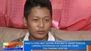 Binatilyong may sever rheumatic heart disease, libreng ooperahan sa Sudan ng isang Italyanong doktor