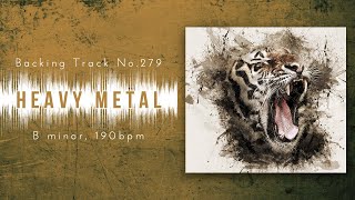 Heavy Metal Backing Track in Bm | BT-279