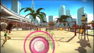 Kinect Sports Gameplay: Beach Volleyball Resimi