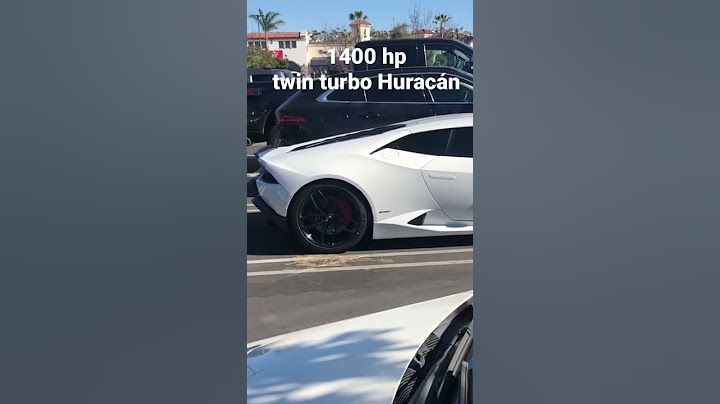 Twin turbo huracan