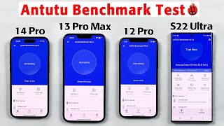 iPhone 14 Pro vs 13 Pro Max vs 12 Pro vs S22 ULTRA Antutu Benchmark Test | A16 \/ A15 \/ A14 \/ 8 Gen 1