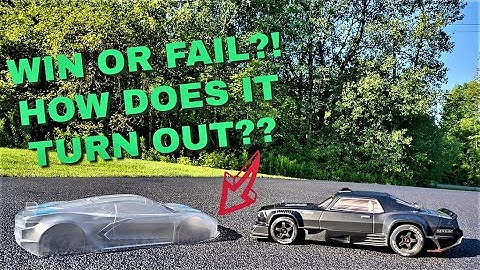*Timelapse* | My first time painting a C8 Corvette body for the Arrma Felony | Watch until the end!