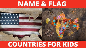 Countries of the World for Kids - Learn Continents, Countries Map, Names and Flag