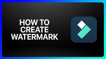 How To Create Watermark In Filmora Tutorial