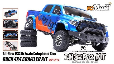 Orlandoo | All-New 1/32th Scale Cellphone Size Rock 4x4 Crawler Kit #OP32P02