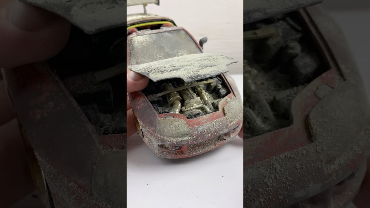Restoration Toyota Supra Mk4 #abandonedcar #restoration #hotwheels #restorationcar