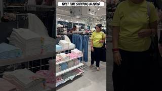 First Time Shopping In Zudio