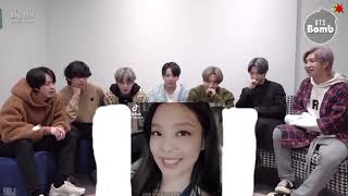 bts reaction jennie tiktok