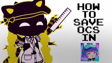 🌙 how to save characters in the new gacha club ios update !! [] tutorial