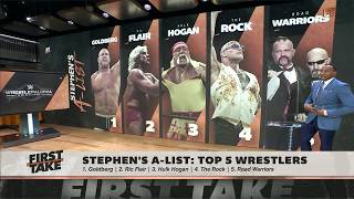 Triple H has MIXED FEELINGS about Stephen's A-List of his TOP 5οΈβ£ WRESTLERS EVER π₯ | First Take