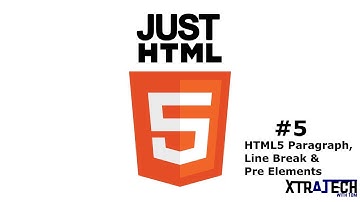 HTML5 Paragraph, Line Break & Pre Elements #5