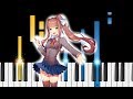 Doki Doki Literature Club! - Your Reality - EASY Piano Tutorial