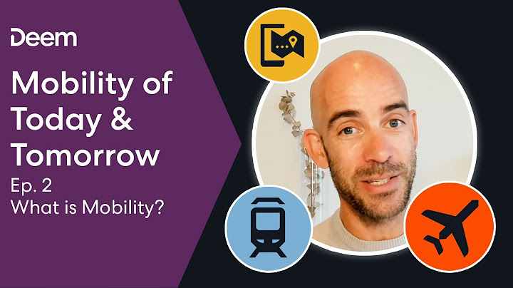 Mobility of Today & Tomorrow | What is Mobility with Nikolaj Koster