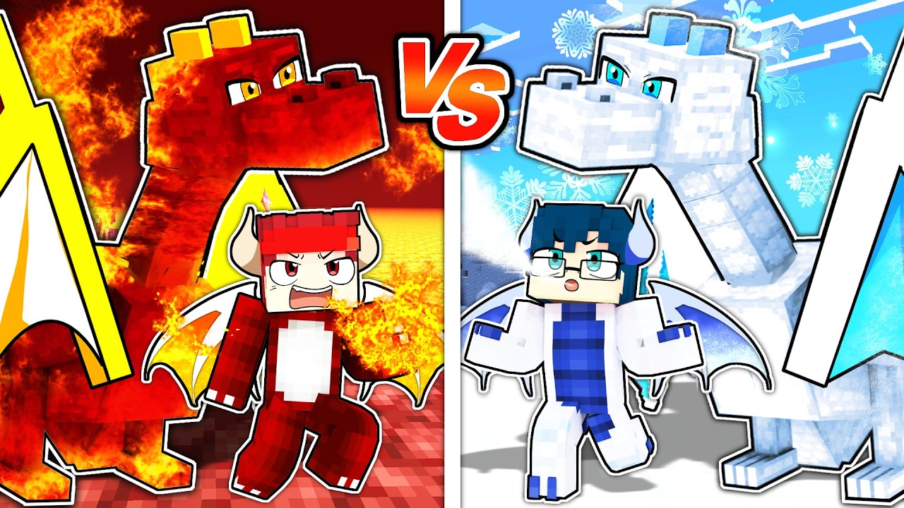 A child raised by a fire dragon vs. a child raised by an ice
