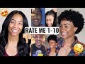 Asking Random Guys To Rate Me 1-10 On Monkey App || Natural Hair Vs Weave || Gabrielle Morris