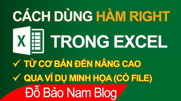 Cách dùng hàm RIGHT trong Excel từ cơ bản đến nâng cao qua ví dụ minh họa