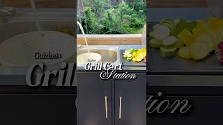 Patio season Grill Cart Station! #patioseason #backyard #bbq #grilling #grillcart #temu #temufinds