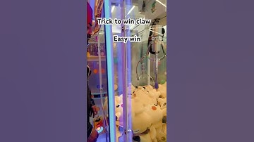 Trick to win claw machine at timezone  #timezone #timezonearcade #clawmachine #clawmachinetricks
