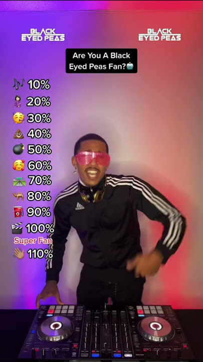 ARE YOU A BLACK EYED PEAS FAN??🤖 I’m trying to see who scored 110%🙌🏽 #shorts #blackeyedpeas