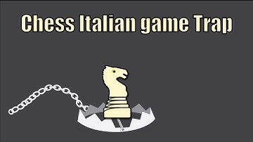 Italian game chess trap - less known but still powerful