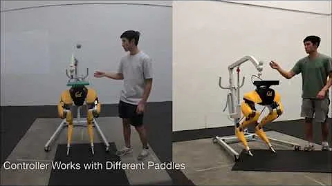 Bipedal Robot Cassie Cal Juggling a Ball