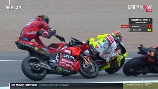 Sprint Race Chaos! Banyak yang Tumbang, Pecco dan Marquez Crash! - [MotoGP Spanyol]