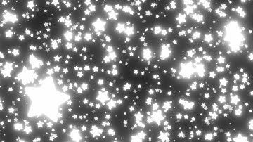 Fly Through Bright White Luminous Glow Stars In Dreamy Dark Space 4K VJ Loop Moving Background