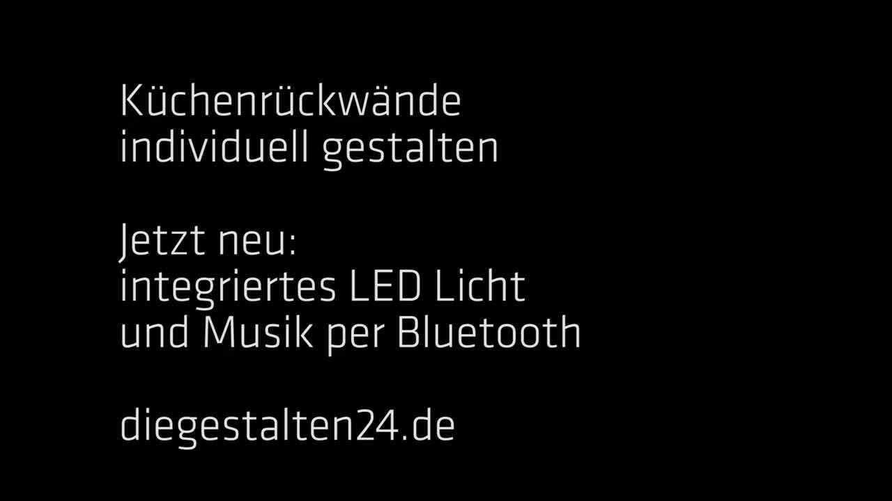 led küchenrückwand mit musik per bluetooth - youtube led küchenrückwand mit musik per bluetooth - youtube