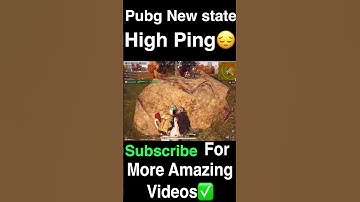 High Ping Make Me Hacker 😈 in Pubg new state 😔
