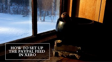 Setting up the Paypal feed in Xero