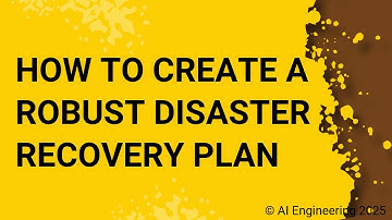 How to Create a Robust Disaster Recovery Plan