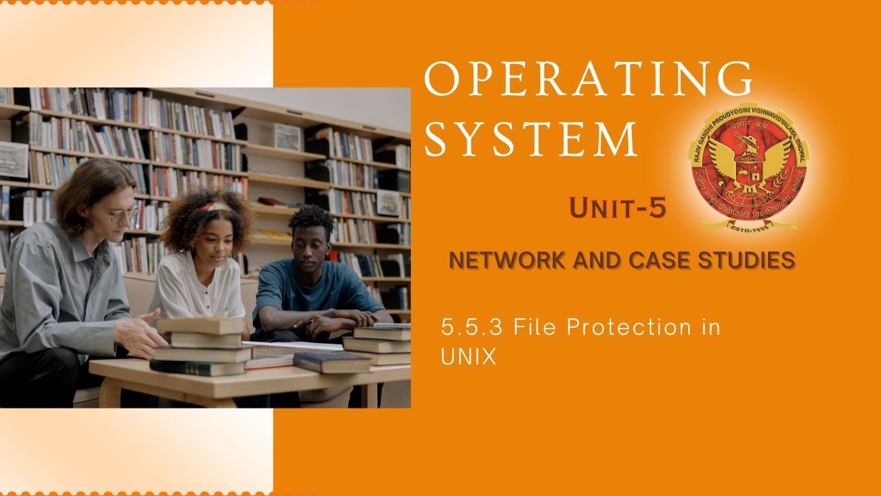 5.5.3 File Protection in UNIX | CS405 | - YouTube