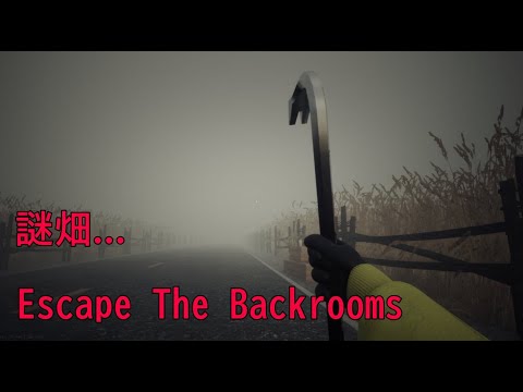 【Escape the Backrooms】謎畑にて、迷子【なにゆる】