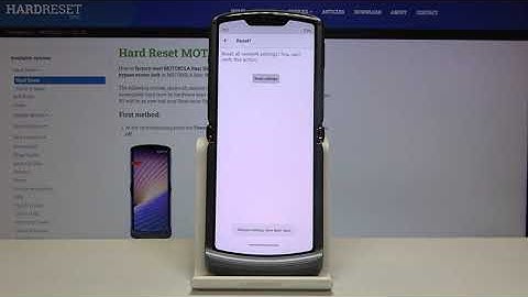 How to Reset Network Settings in MOTOROLA Razr 5G – Restore Connection Options