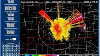 DODGE CITY KANSAS RADAR A CLOSER LOOK 4-12-2012