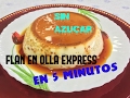 Flan Casero I Sin azúcar I Apto para Diabéticos I en Olla Express en 5 Minutos I Bajo en Calorías