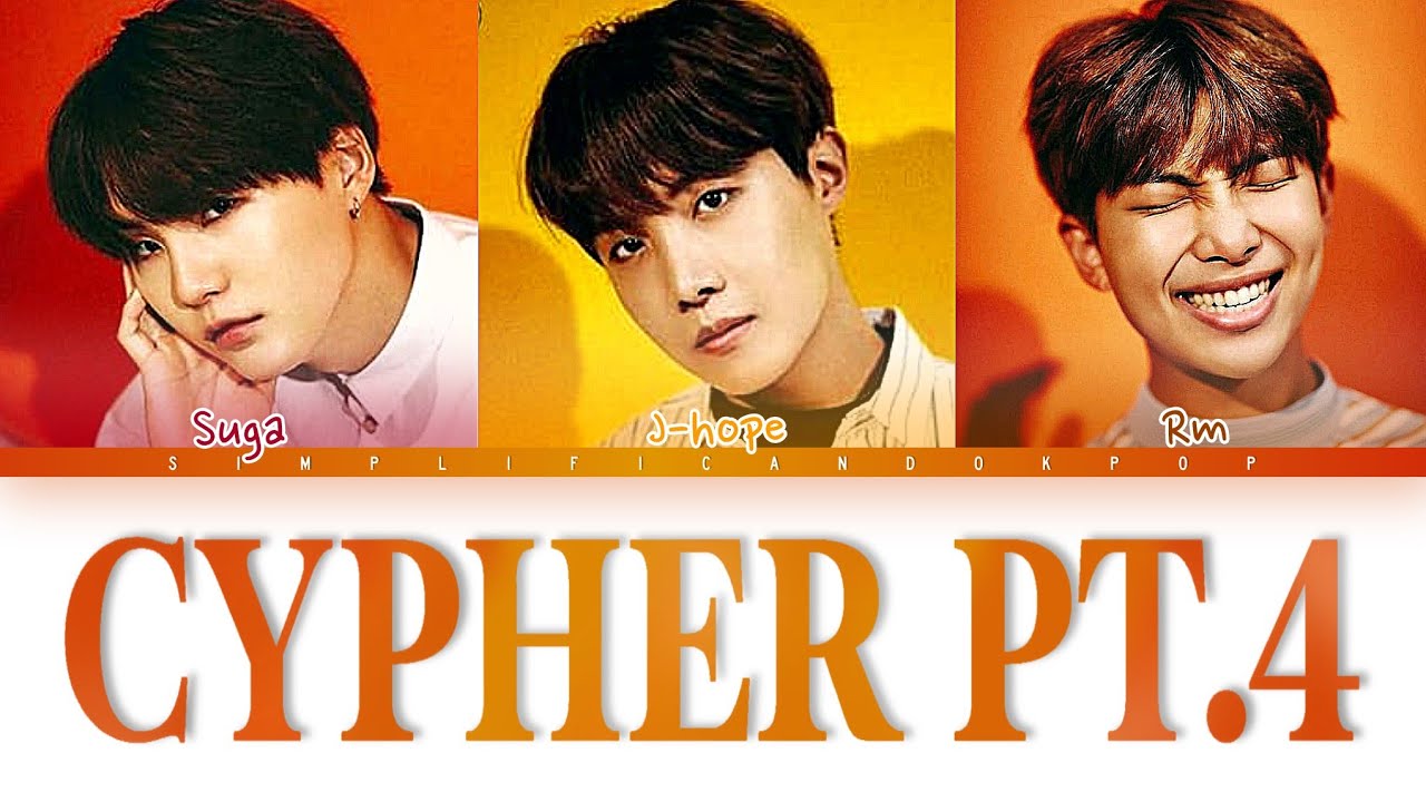 Como cantar: Cypher pt.4 - BTS (Letra simplificada/pronunciação)