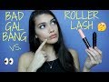 QUICK MASCARA COMPARISON: BENEFIT&#39;S BAD GAL BANG VS. ROLLER LASH | AMANDA LESSA