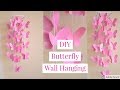 DIY |  PAPER BUTTERFLY WALL DECOR  |  Paper Windchime