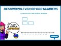 Describing Even or Odd Numbers