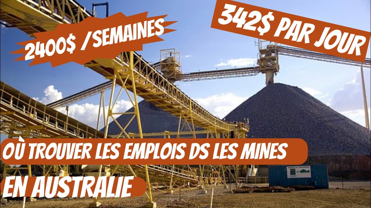 Où trouver les emplois dans les mines?l