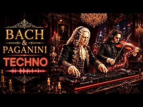 BACH x PAGANINII | Virtuoso PROGRESSIVE TECHNO REMIX ⚡ | Aristocratic Flow of the Masters
