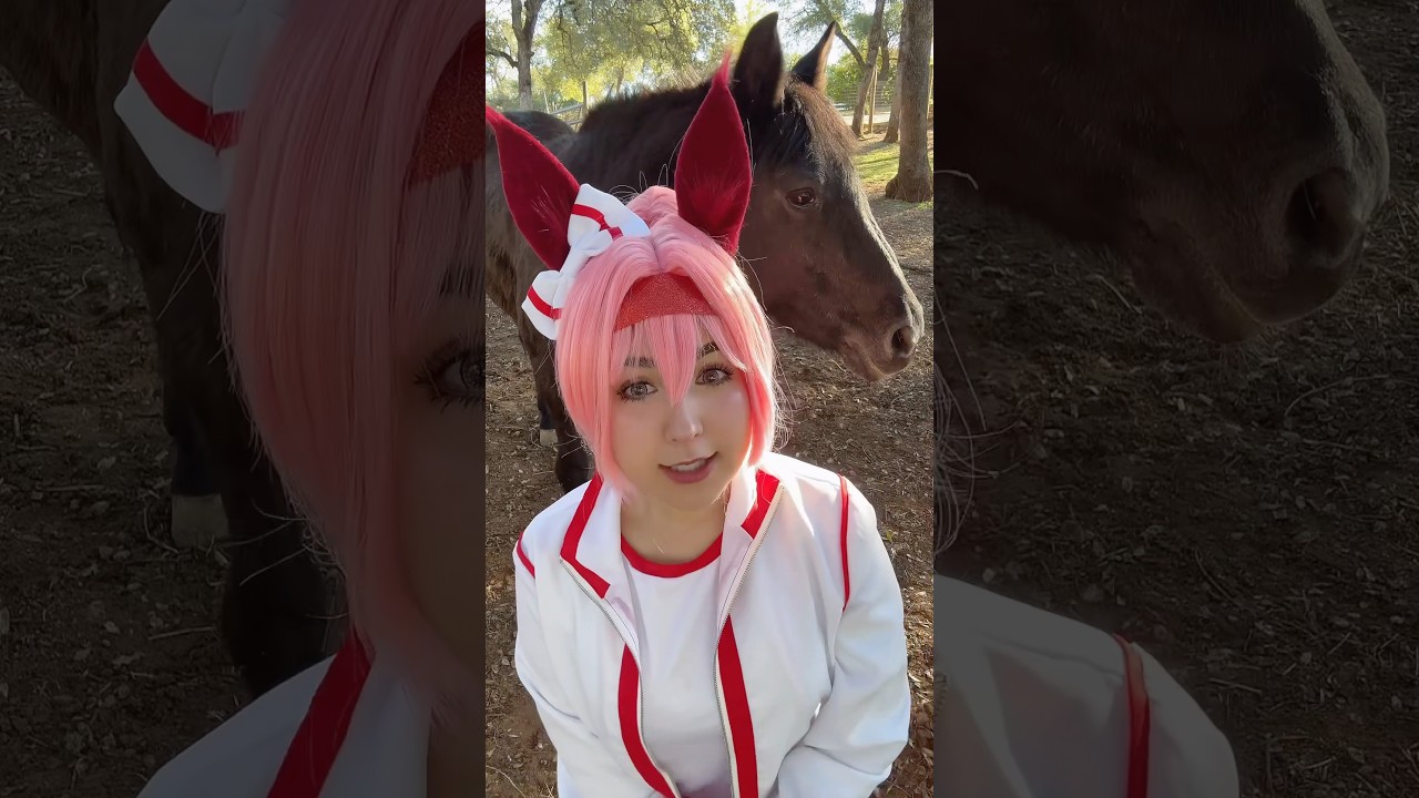 it’s brutal out here💔 #umamusume #haruurara #cosplay #umamusumecosplay #umamusumeprettyderby #cos