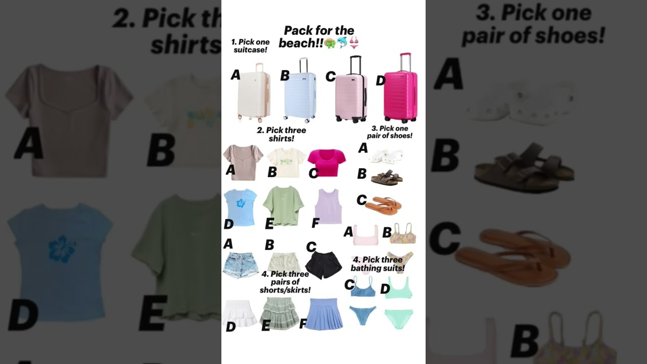 choose your vacation outfit 💗☺️