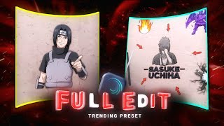 Sasuke Uchiha Edit | Loucura Letal Funk (Slowed) (+Preset)
