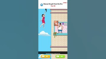 Rescue the girl from the fire,(Annoying Puzzle Game), level 1#shortvideos #shorts