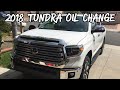 2018 Toyota Tundra Oil Change, It's Surprisingly Easy!