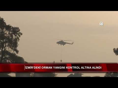 İzmir’deki orman yangını