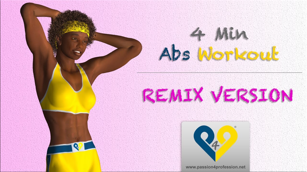 Abdominais em 4 minutos para mulheres (Versão REMIX) perder barriga en un mes